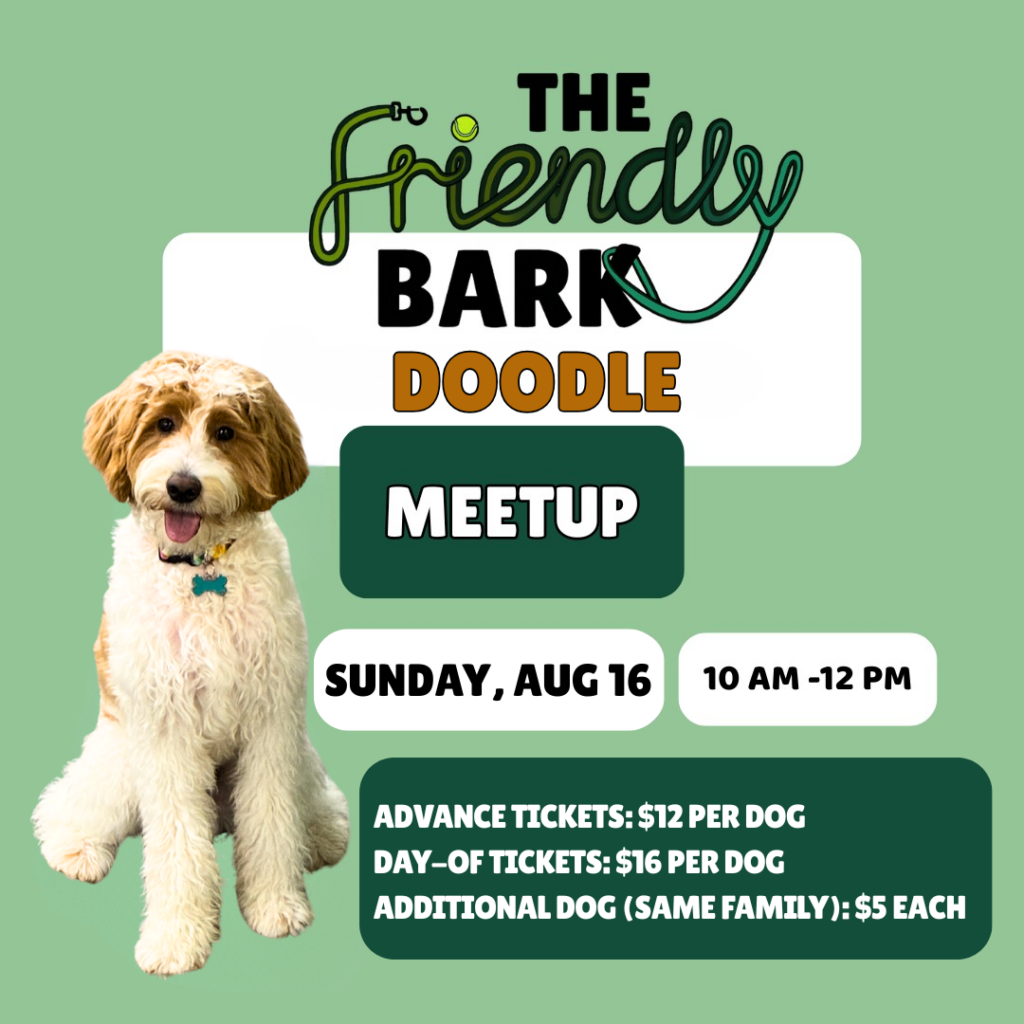 August Doodle Meetup at The Friendly Bark indoor dog park Doodle meetup at The Friendly Bark indoor dog park in Lynnwood, WA